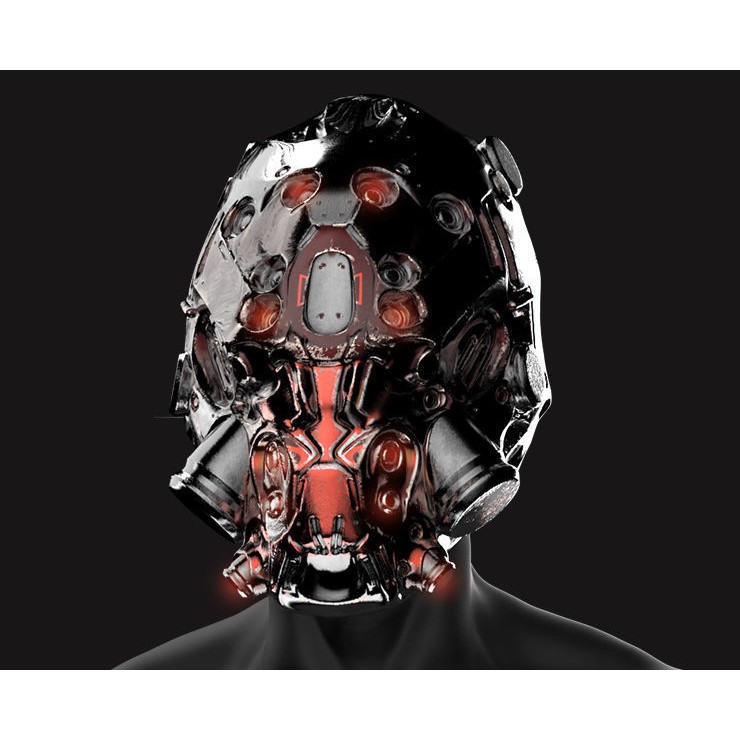 20 Sci-Fi Helmets - Low-Poly Game-Ready 3D Model - View 5