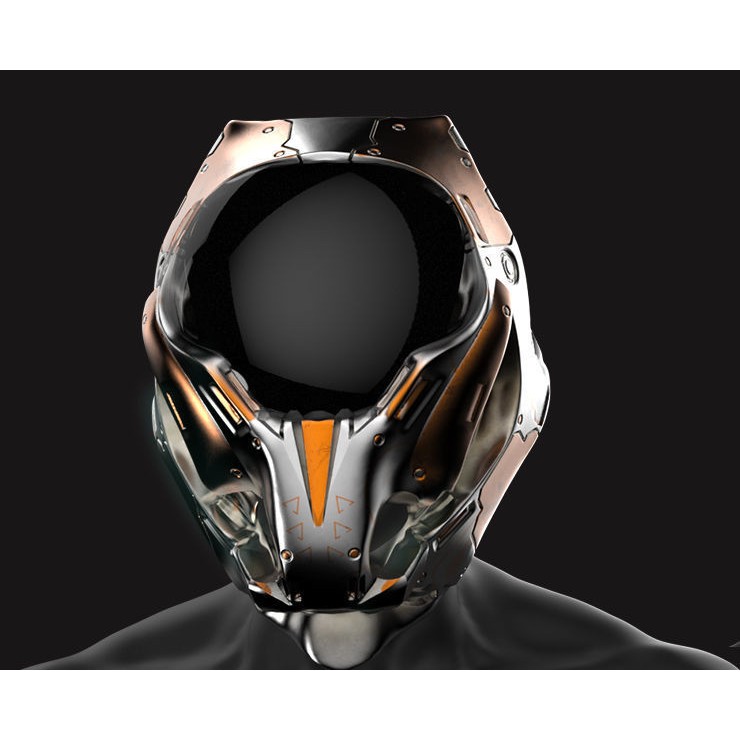 20 Sci-Fi Helmets - Low-Poly Game-Ready 3D Model - View 6