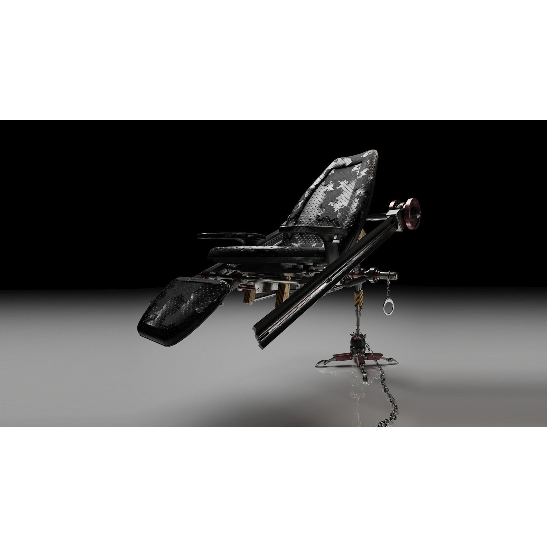 Robotic Chair Machine - Low-Poly Game-Ready 3D Model - View 5