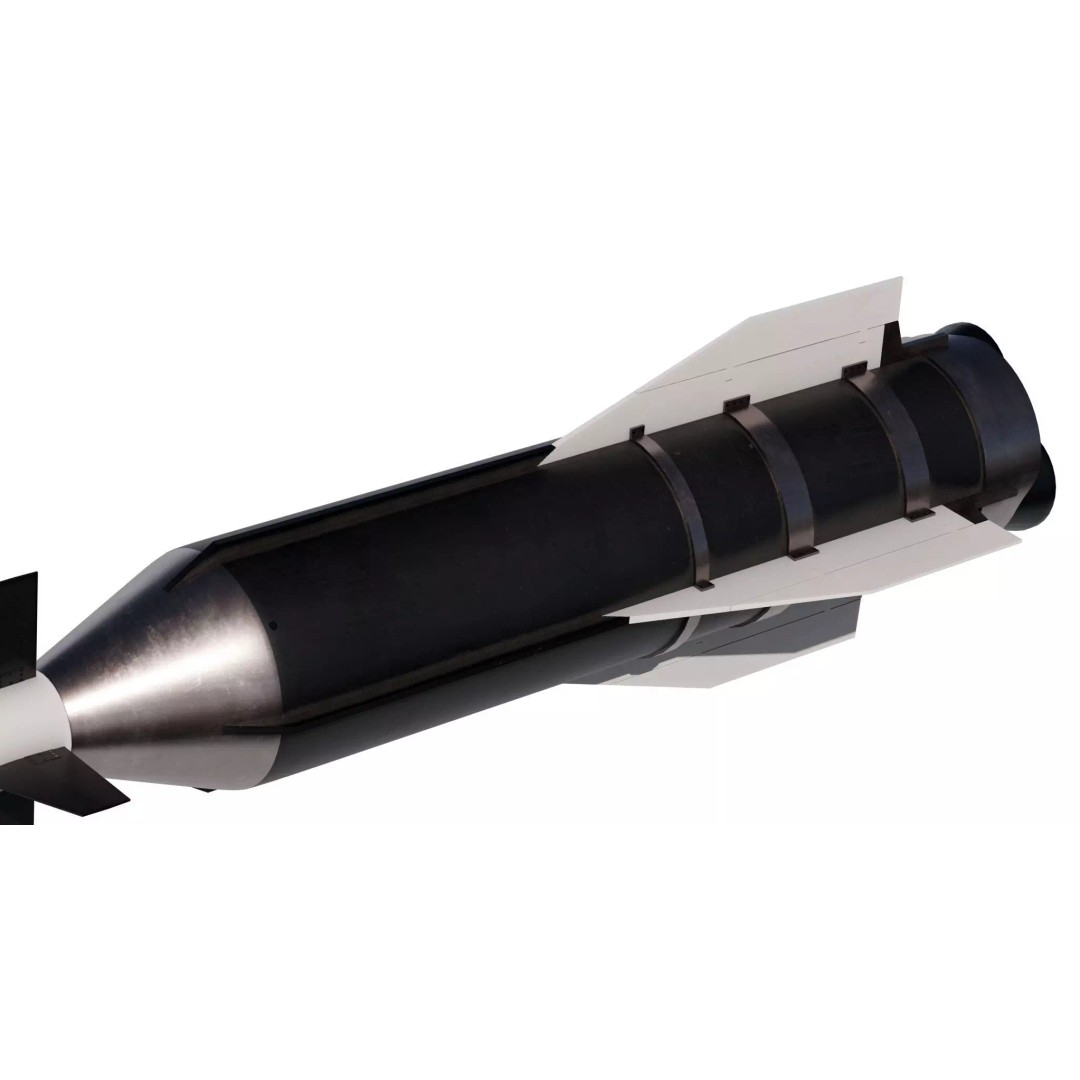 Aster 30 Anti-Aircraft Missiles 3D Model – High Poly PBR Asset, FBX - View 8