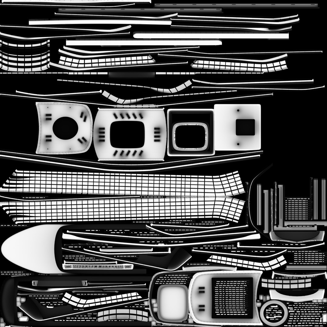 Luxury Liner 3D Model – Realistic Yacht with PBR Textures, FBX - View 11