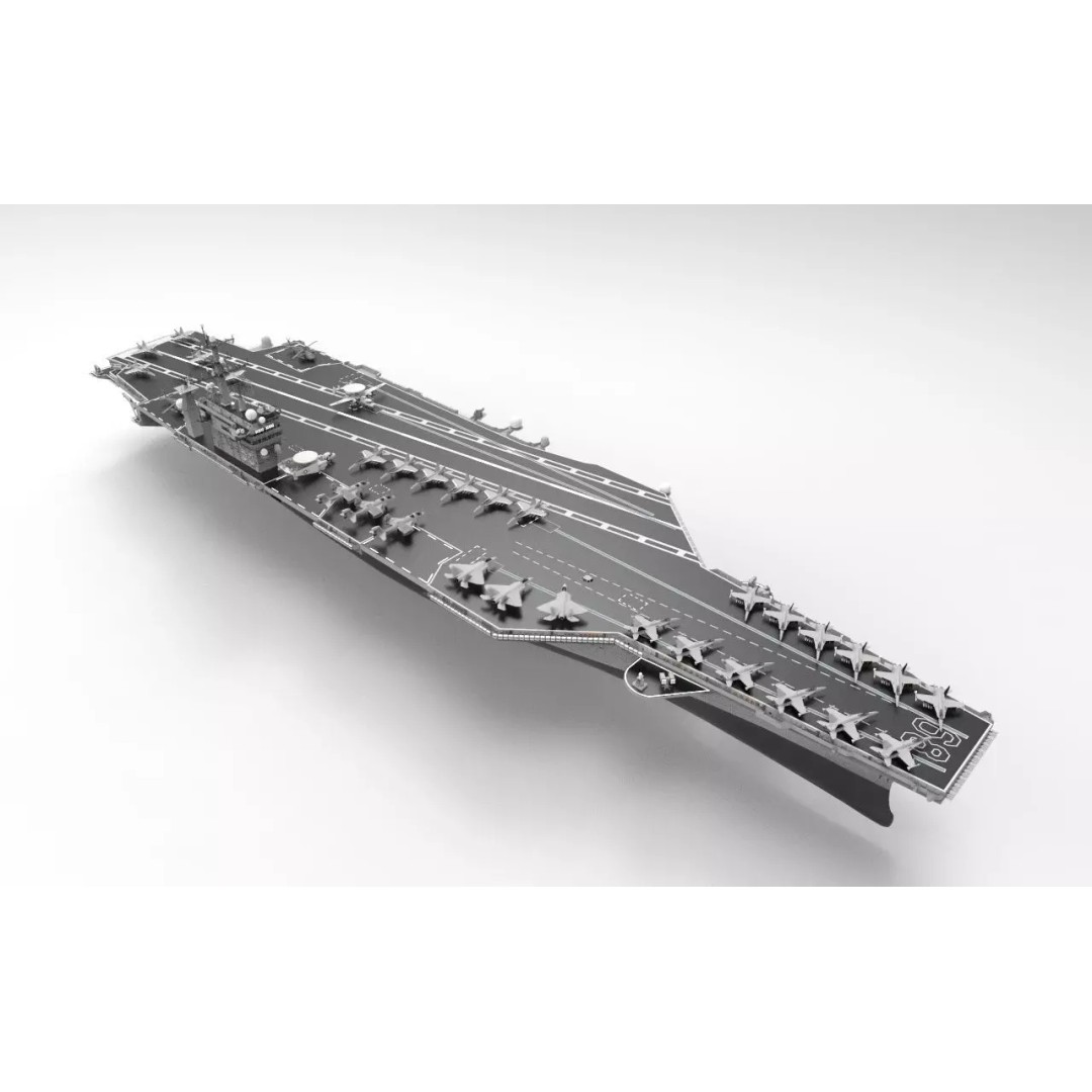 USS Nimitz CVN 68 3D Model – High Poly Military Ship, FBX & Blender - View 2