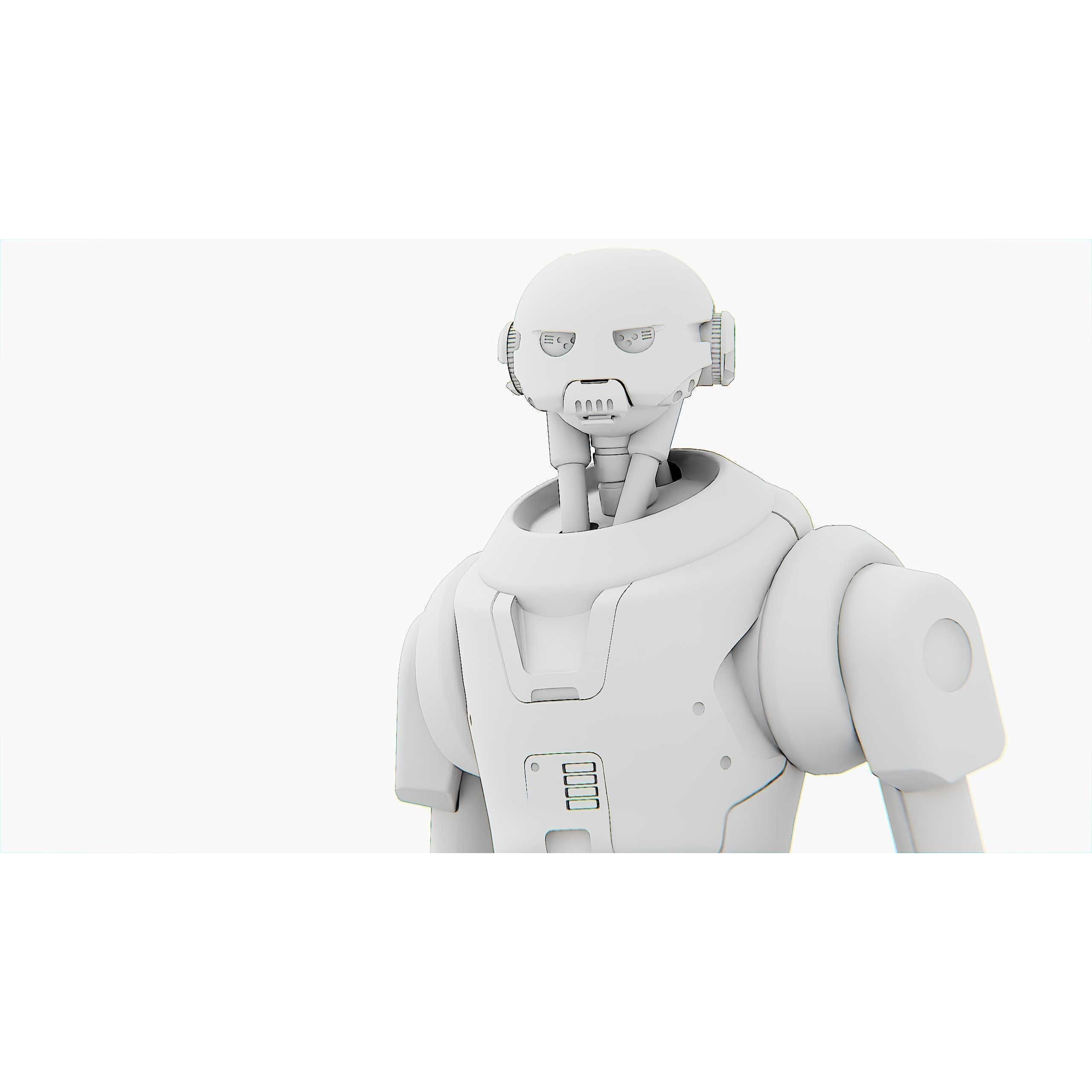 Protocol Droid V-2 - Game-Ready 3D Model - View 36
