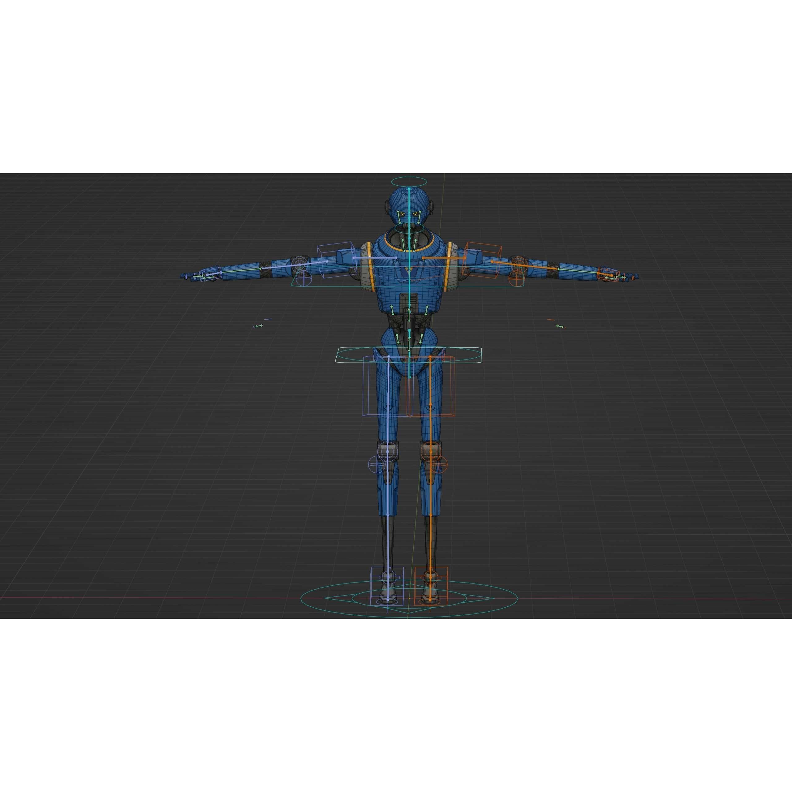 Protocol Droid V-2 - Game-Ready 3D Model - View 40