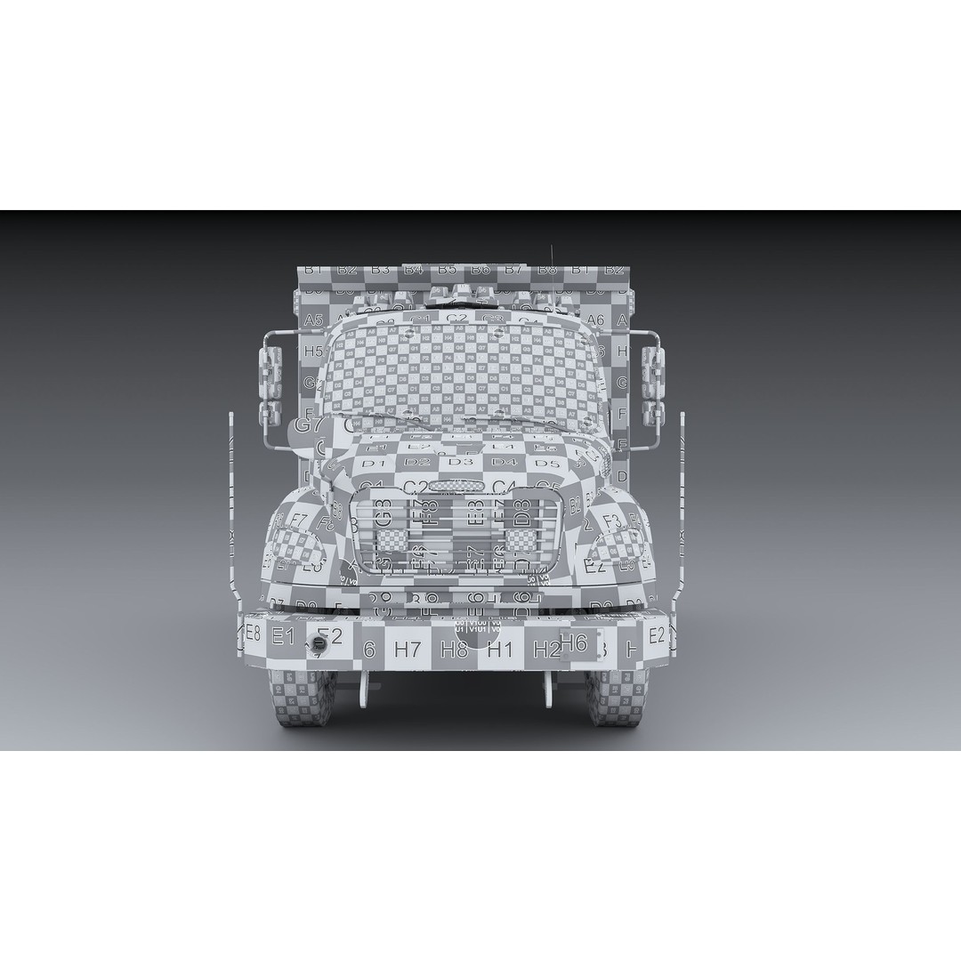 FDNY Fire Truck 3D Model – Low Poly Game Asset, FBX, PBR Textures - View 31