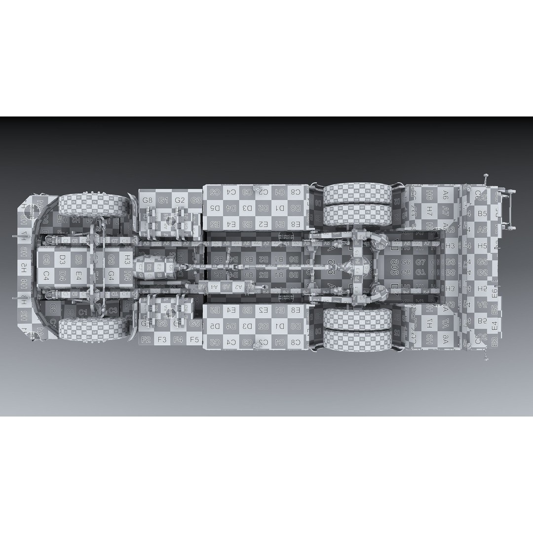 FDNY Fire Truck 3D Model – Low Poly Game Asset, FBX, PBR Textures - View 33