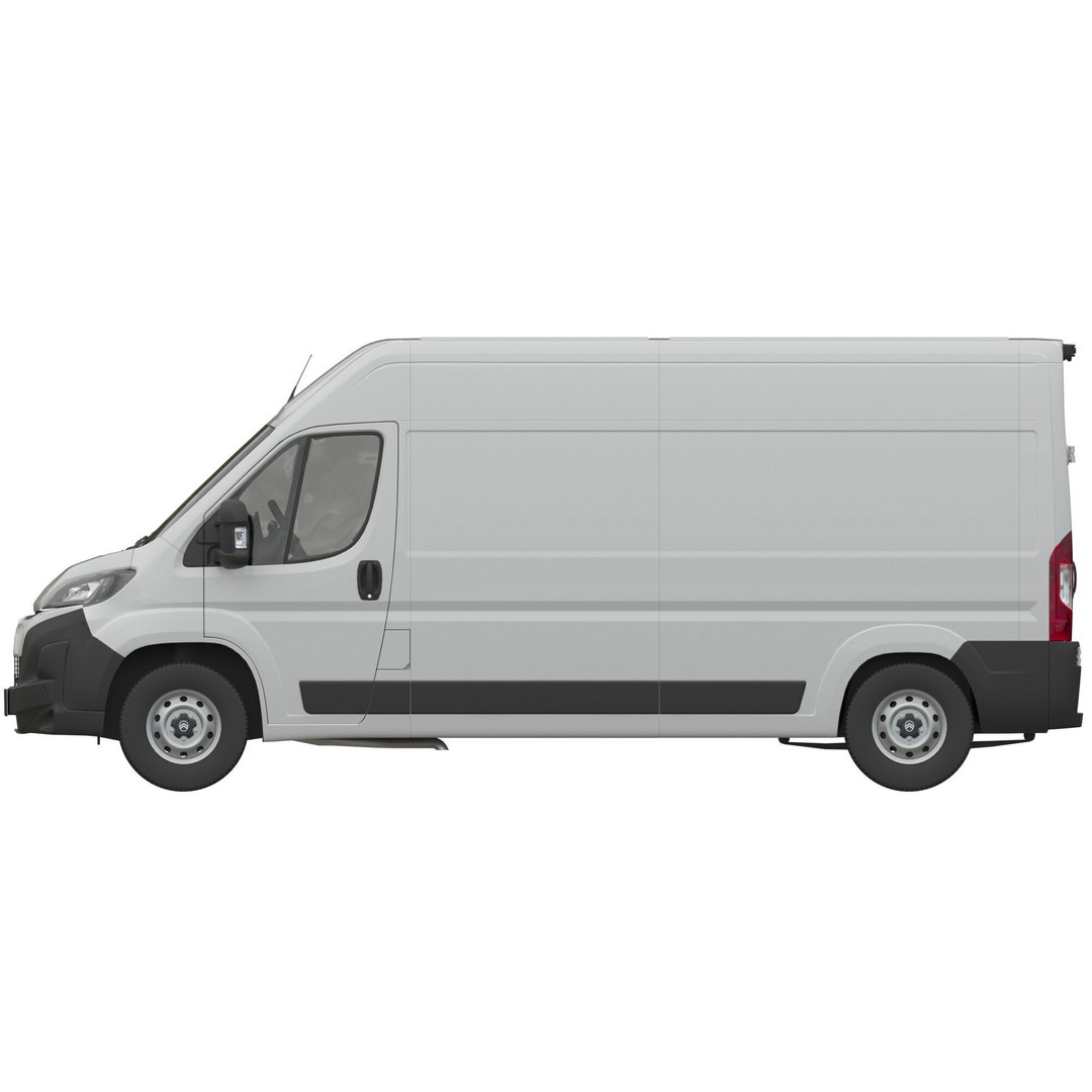 Citroen JUMPER L3H2 3D Model – Detailed Interior, Game-Ready, FBX - View 12