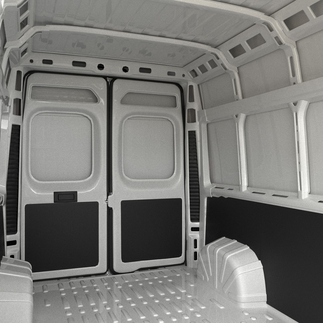 Citroen JUMPER L3H2 3D Model – Detailed Interior, Game-Ready, FBX - View 24
