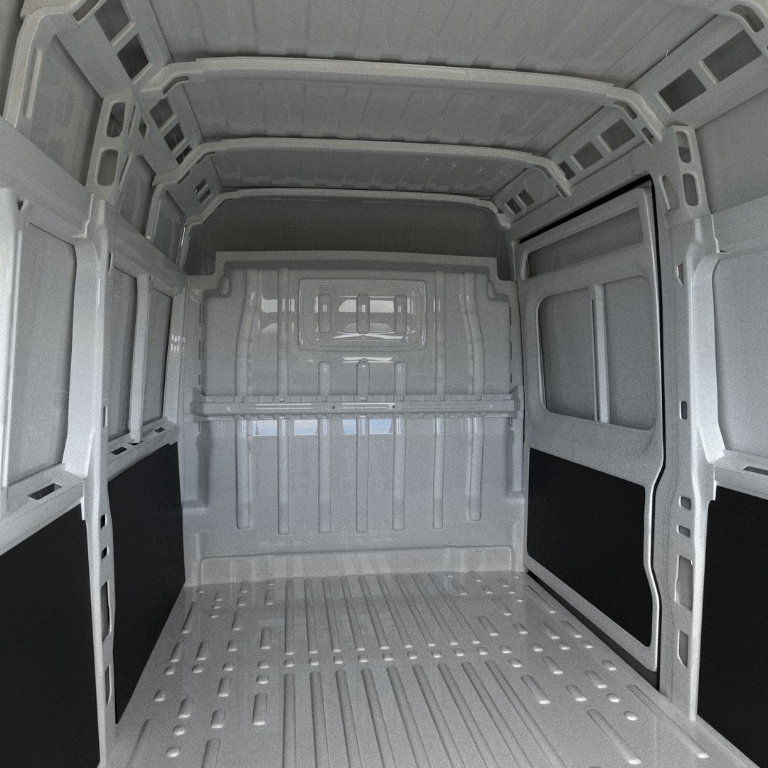 Citroen JUMPER L3H2 3D Model – Detailed Interior, Game-Ready, FBX - View 25