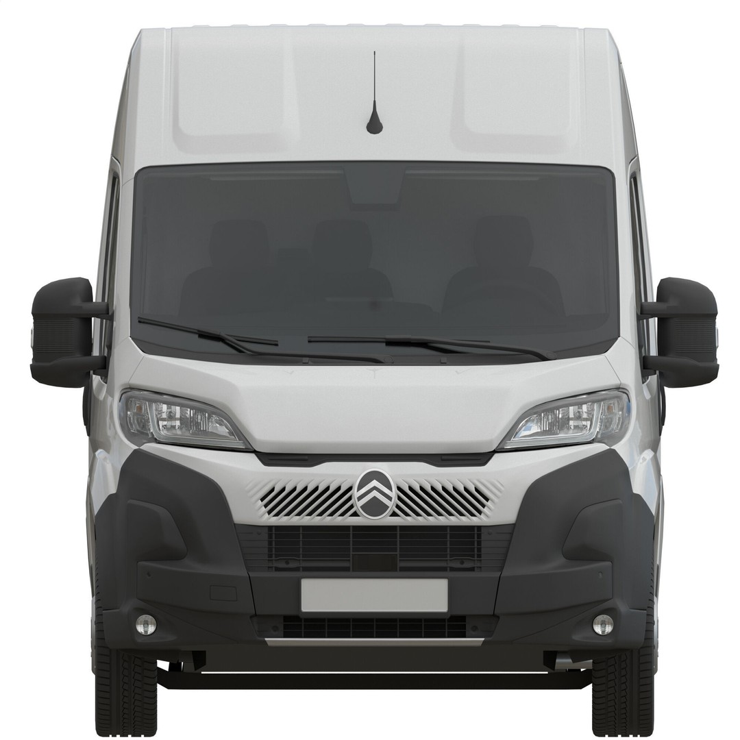Citroen JUMPER L3H2 3D Model – Detailed Interior, Game-Ready, FBX - View 9