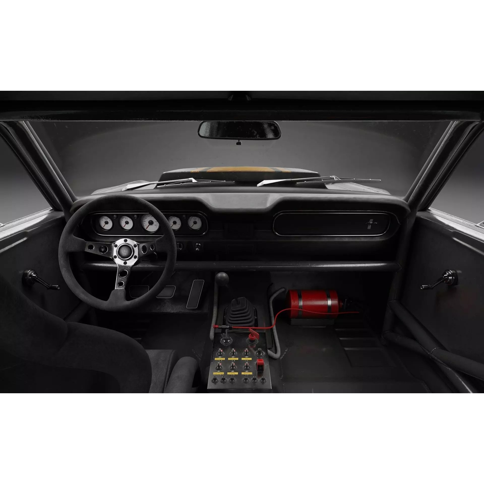 1965 Mustang RK2 - High-Poly Game-Ready 3D Model - View 10