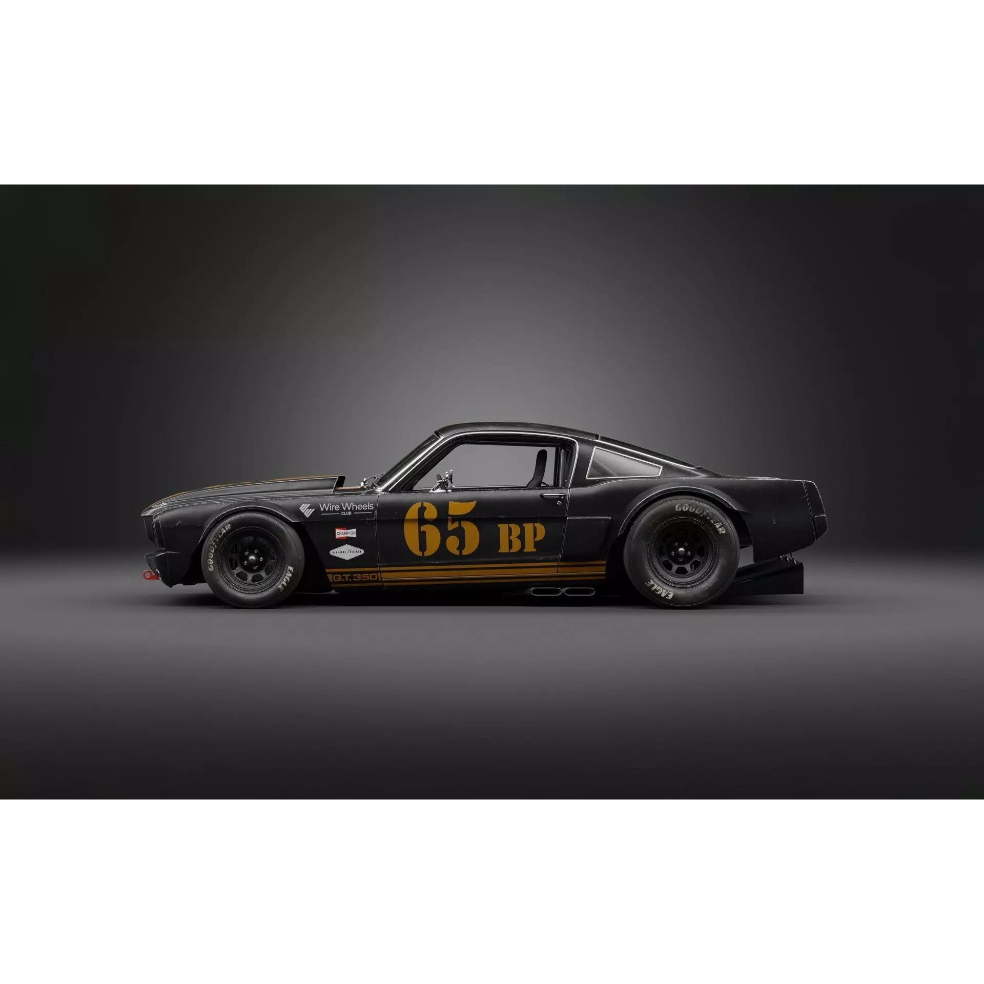 1965 Mustang RK2 - High-Poly Game-Ready 3D Model - View 9