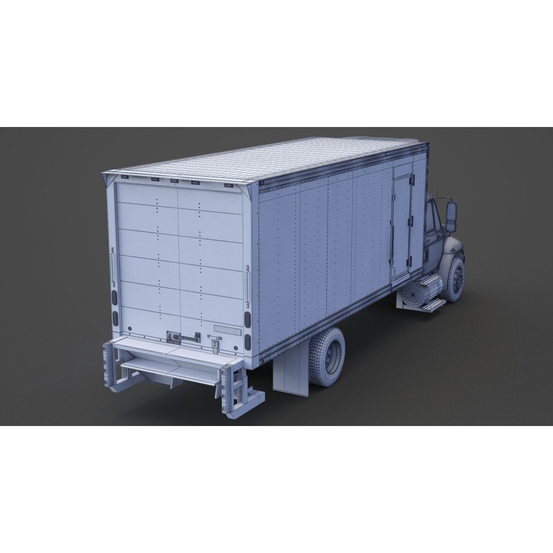 International DuraStar 2002 3D Model – Detailed Truck Asset, FBX, OBJ