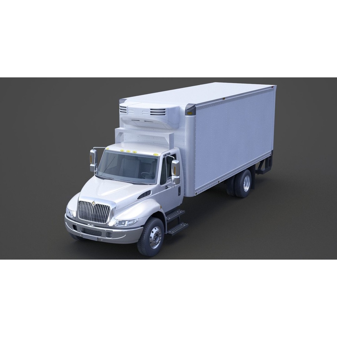 International DuraStar 2002 3D Model – Detailed Truck Asset, FBX, OBJ - View 11