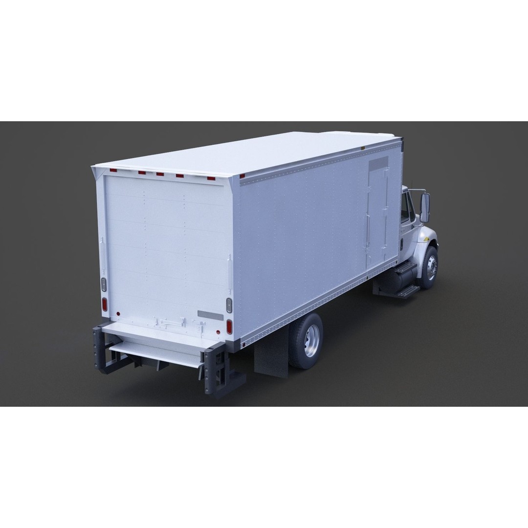 International DuraStar 2002 3D Model – Detailed Truck Asset, FBX, OBJ - View 12