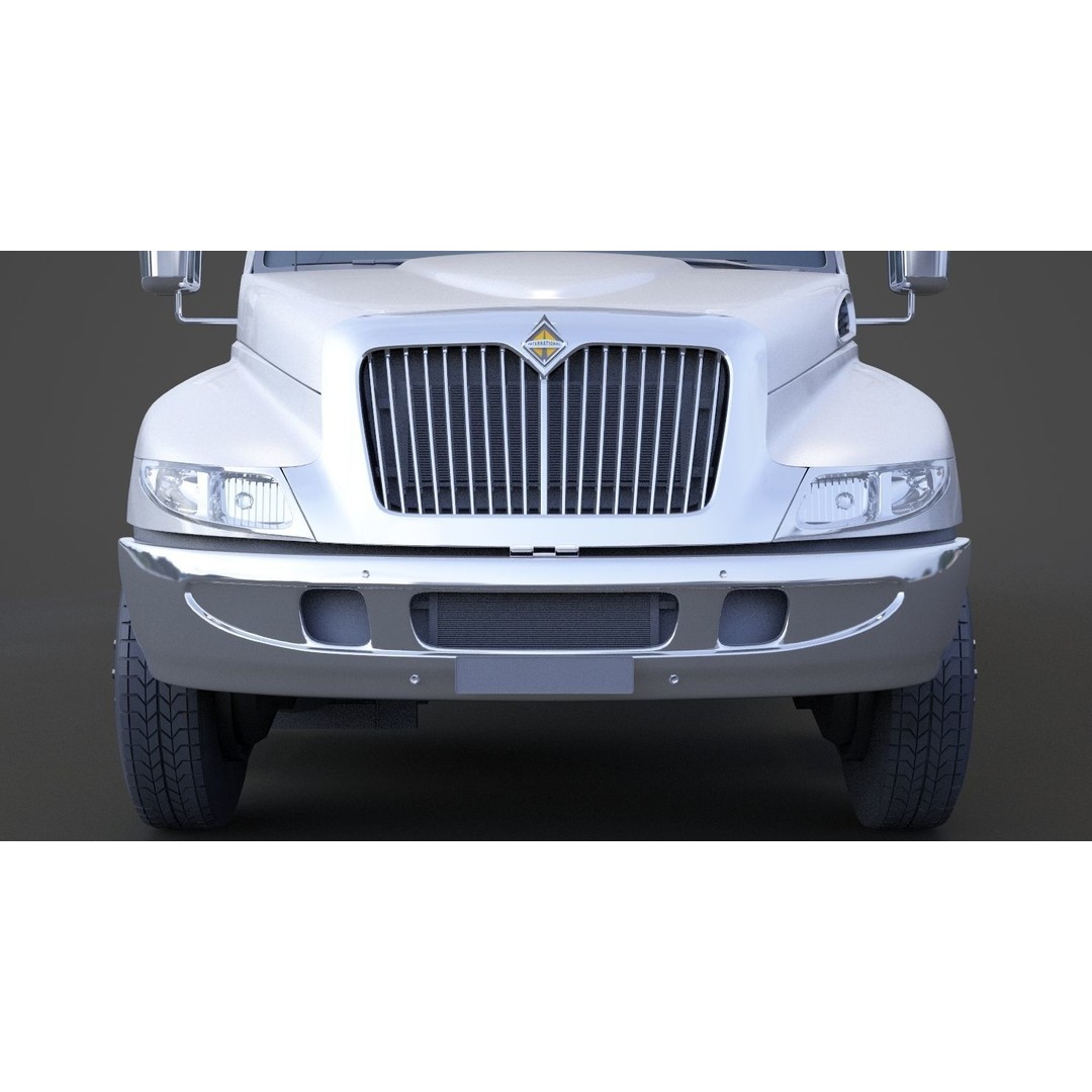 International DuraStar 2002 3D Model – Detailed Truck Asset, FBX, OBJ - View 13