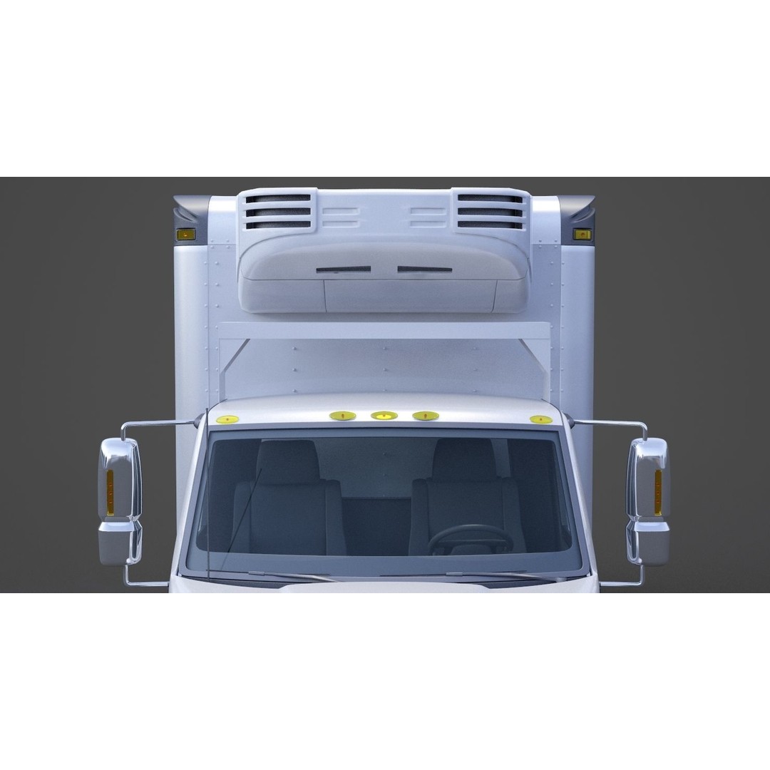 International DuraStar 2002 3D Model – Detailed Truck Asset, FBX, OBJ - View 14
