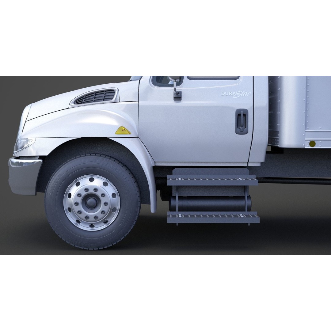 International DuraStar 2002 3D Model – Detailed Truck Asset, FBX, OBJ - View 15