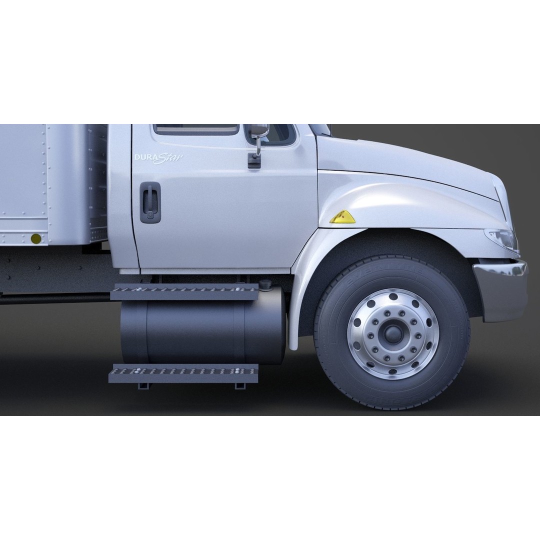International DuraStar 2002 3D Model – Detailed Truck Asset, FBX, OBJ - View 18