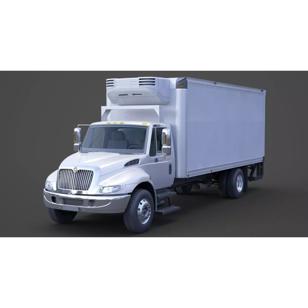 International DuraStar 2002 3D Model – Detailed Truck Asset, FBX, OBJ - View 2