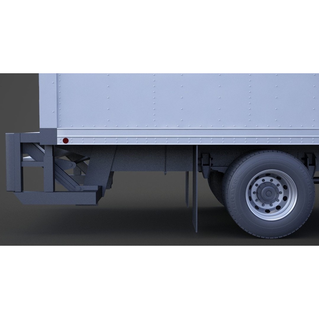 International DuraStar 2002 3D Model – Detailed Truck Asset, FBX, OBJ - View 20