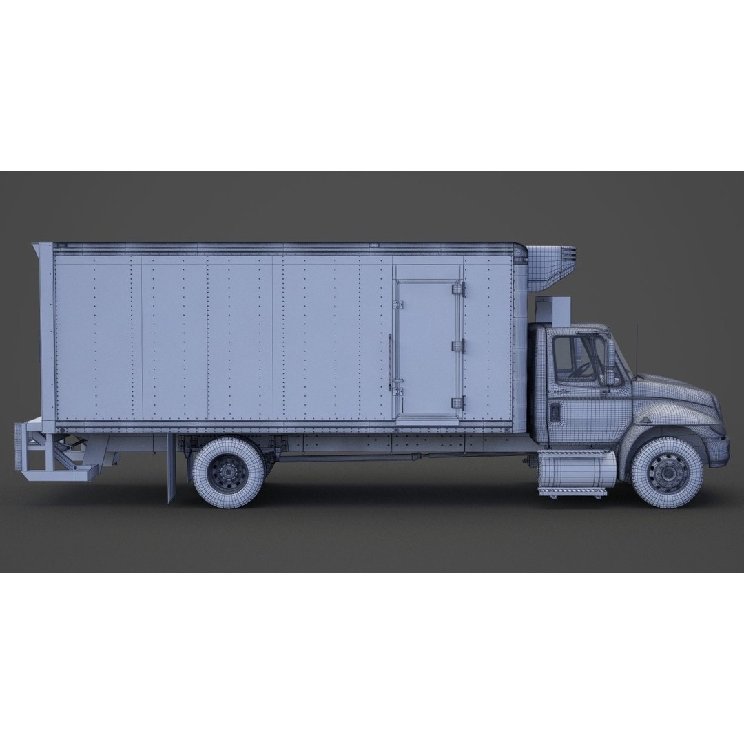 International DuraStar 2002 3D Model – Detailed Truck Asset, FBX, OBJ - View 28