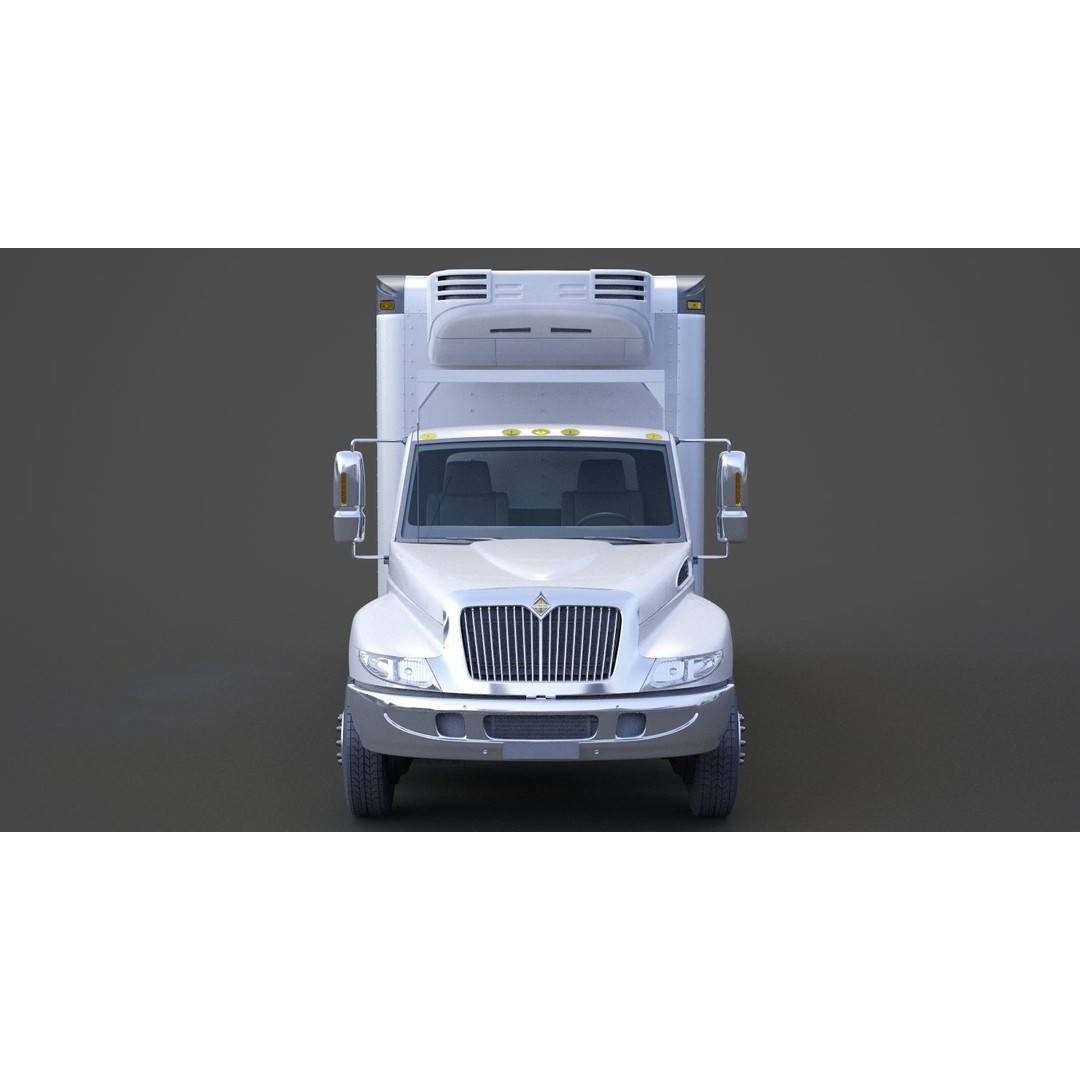 International DuraStar 2002 3D Model – Detailed Truck Asset, FBX, OBJ - View 3