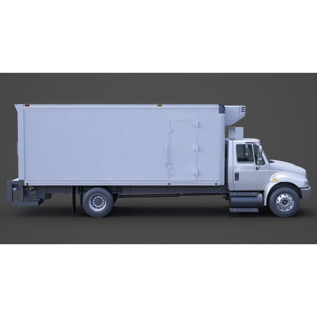 International DuraStar 2002 3D Model – Detailed Truck Asset, FBX, OBJ - View 5