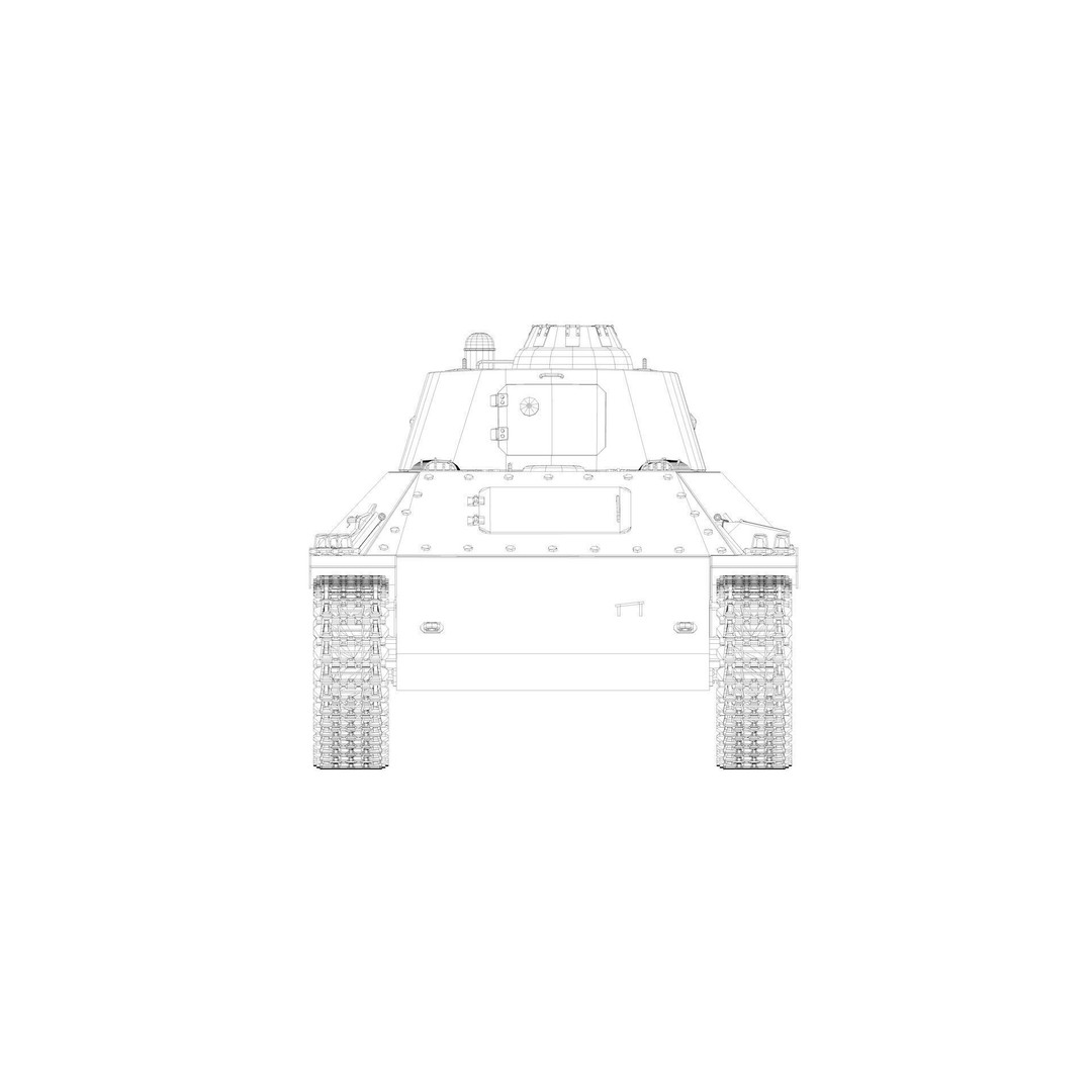 T-50 Soviet Light Tank 3D Model – Low Poly Game Asset, FBX