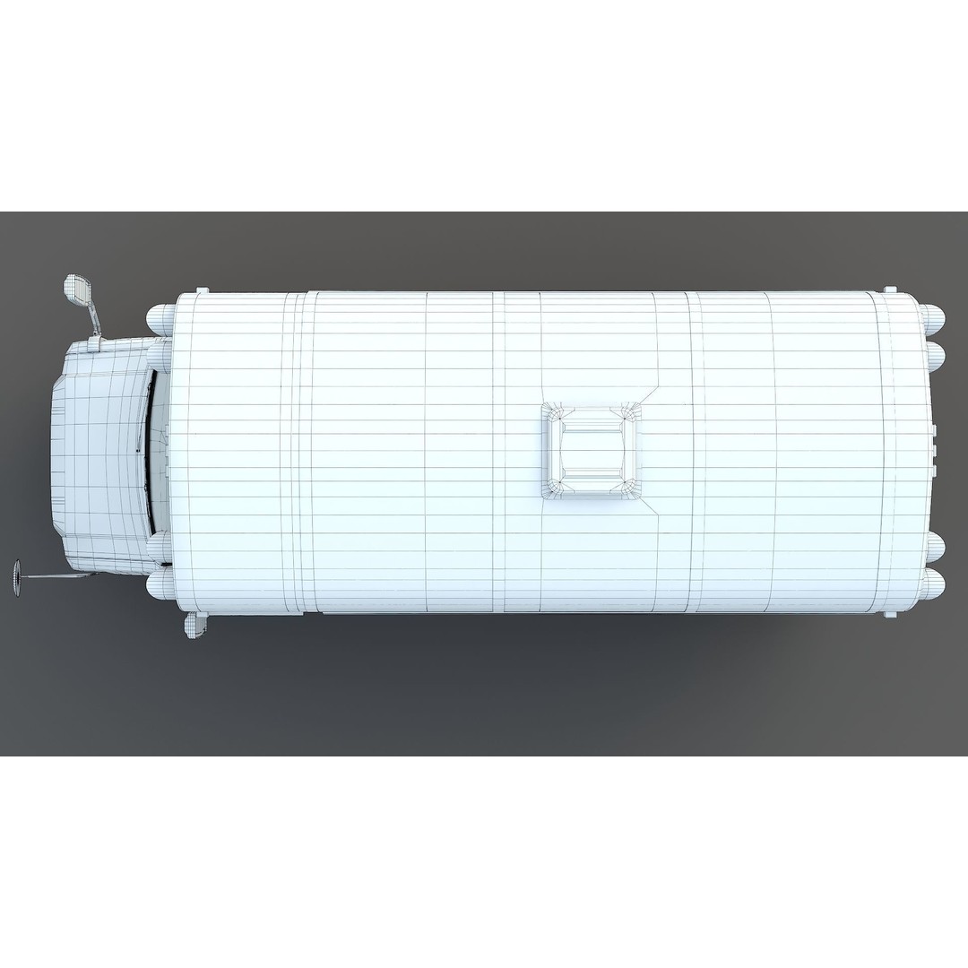 School Bus Type A 3D Model – Low Poly Game Asset, FBX, PBR - View 38