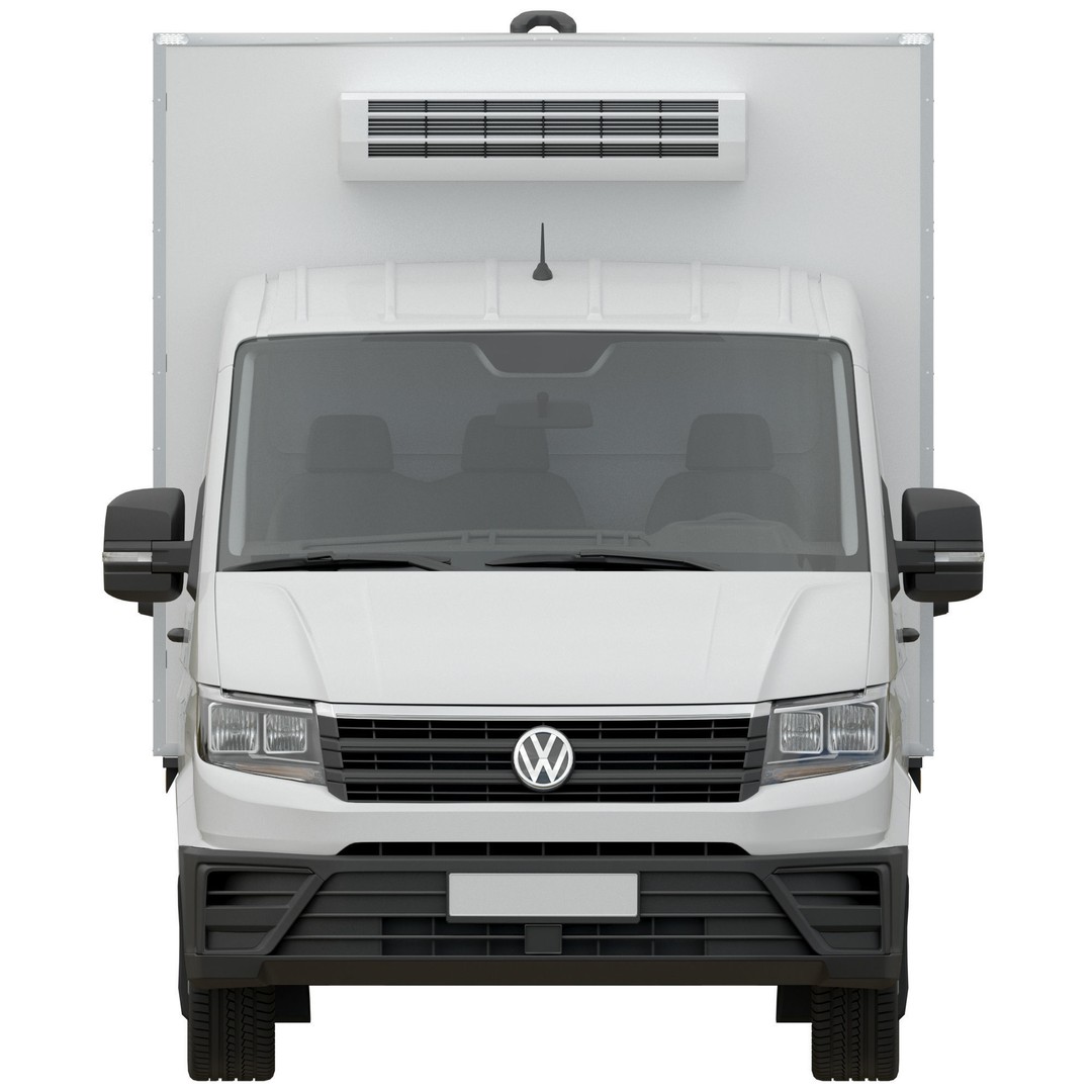 VW Crafter 2 Refrigerated 3D Model – Detailed Truck Asset, FBX, OBJ - View 8