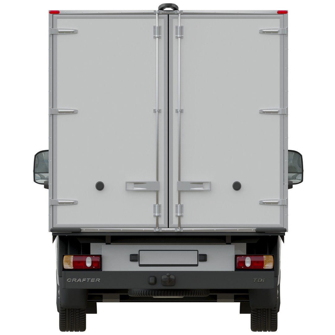 VW Crafter 2 Refrigerated 3D Model – Detailed Truck Asset, FBX, OBJ - View 9