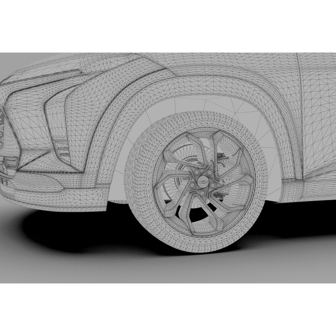 Chevrolet Trax RS 2023 3D Model – High Poly Game Asset, FBX & OBJ