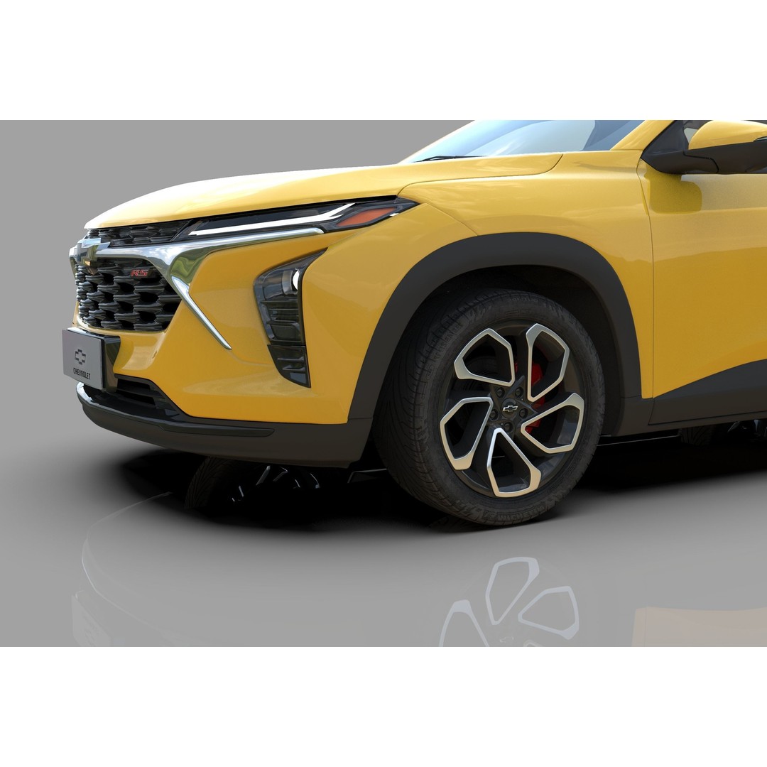 Chevrolet Trax RS 2023 3D Model – High Poly Game Asset, FBX & OBJ - View 12