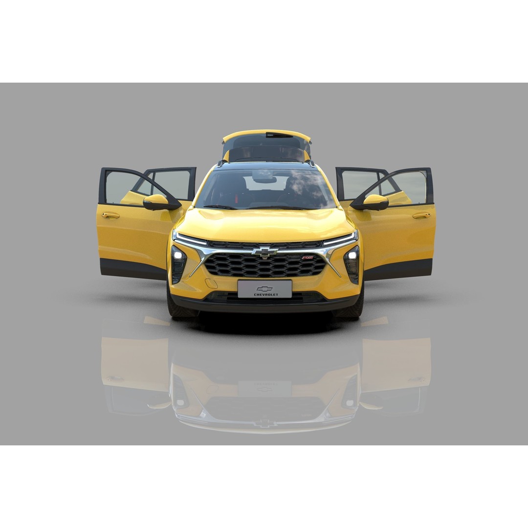 Chevrolet Trax RS 2023 3D Model – High Poly Game Asset, FBX & OBJ - View 14