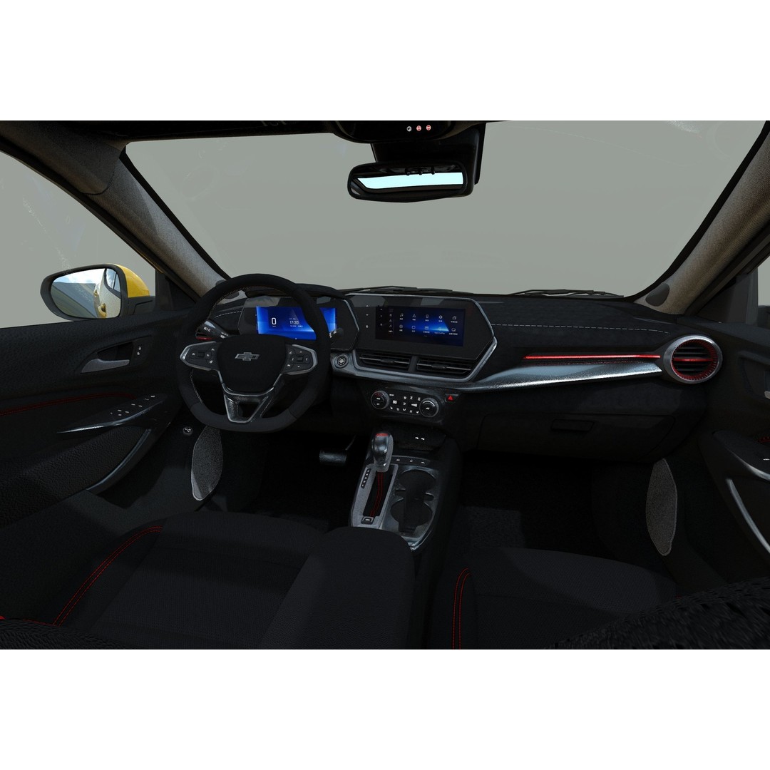 Chevrolet Trax RS 2023 3D Model – High Poly Game Asset, FBX & OBJ - View 19
