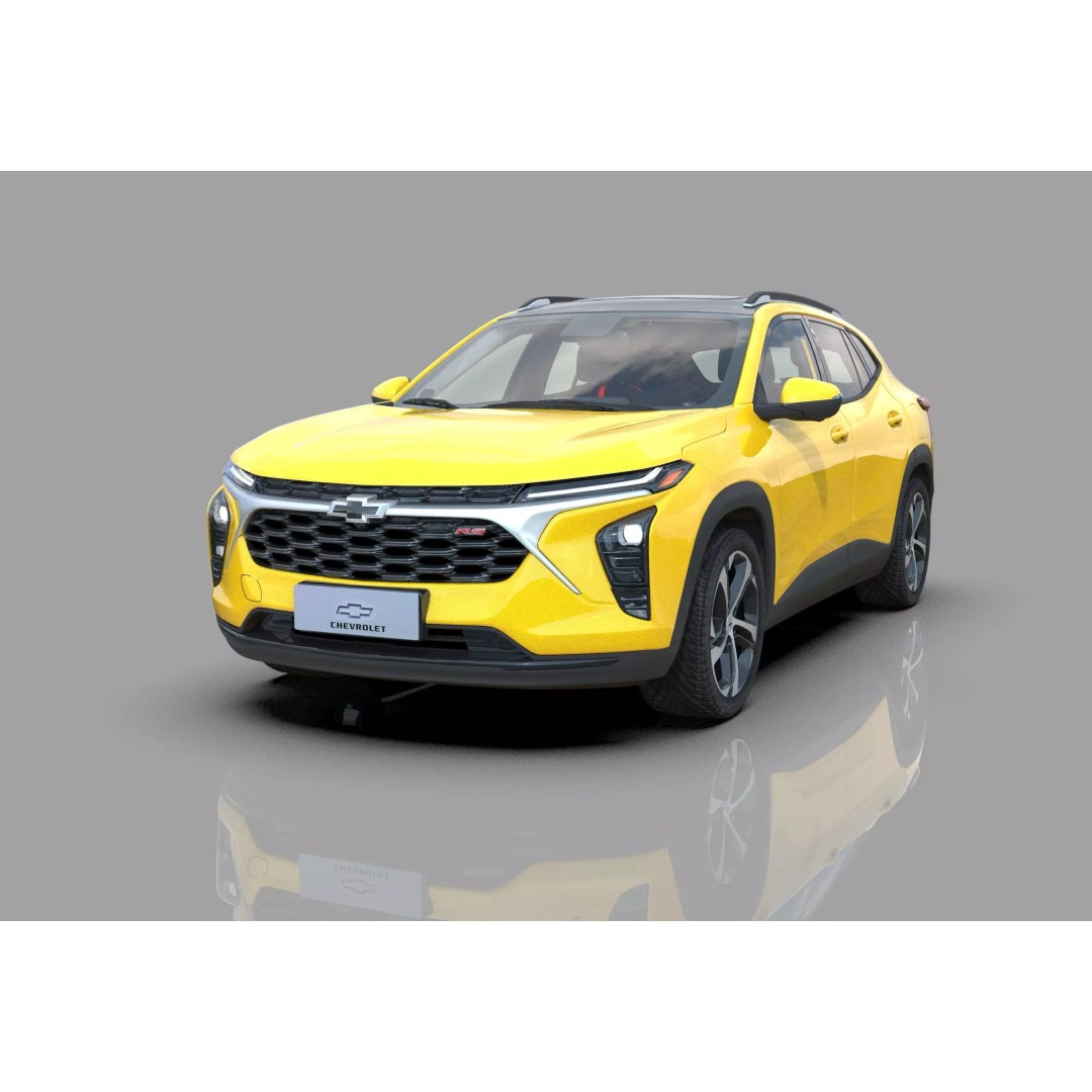 Chevrolet Trax RS 2023 3D Model – High Poly Game Asset, FBX & OBJ - View 2