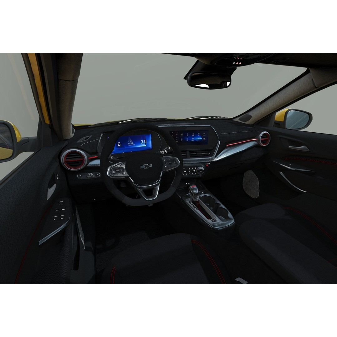 Chevrolet Trax RS 2023 3D Model – High Poly Game Asset, FBX & OBJ - View 21