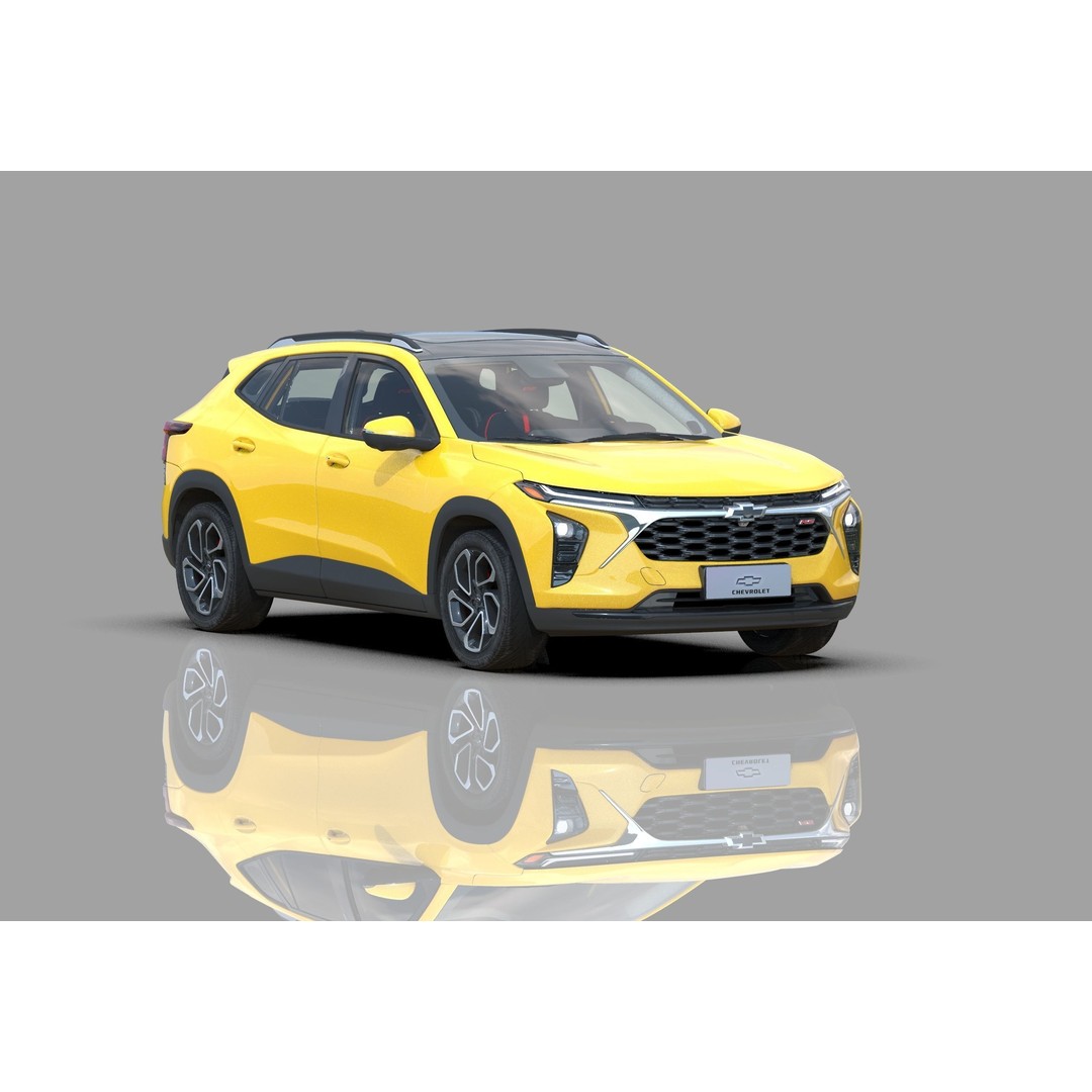 Chevrolet Trax RS 2023 3D Model – High Poly Game Asset, FBX & OBJ - View 25