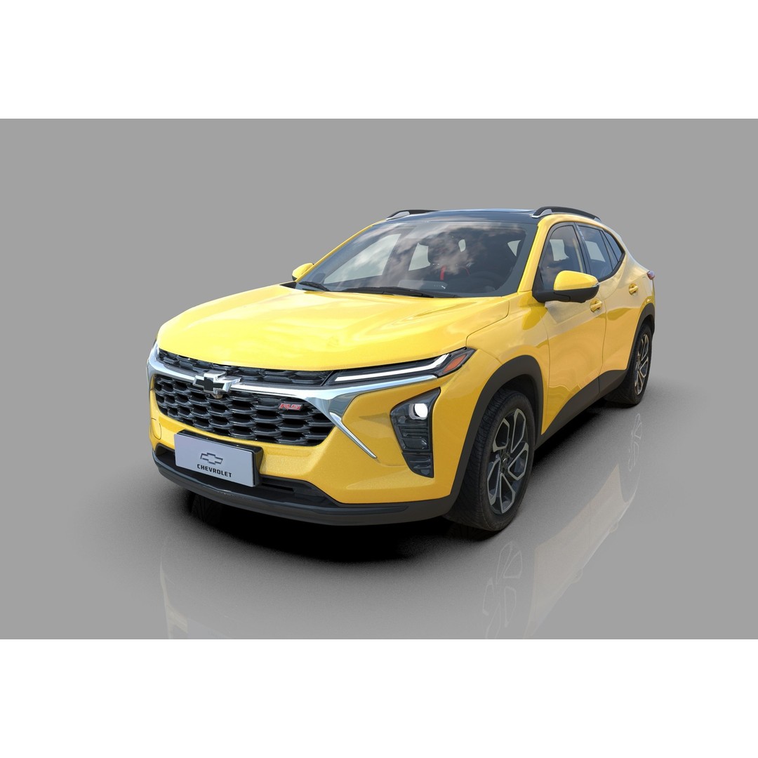 Chevrolet Trax RS 2023 3D Model – High Poly Game Asset, FBX & OBJ - View 26