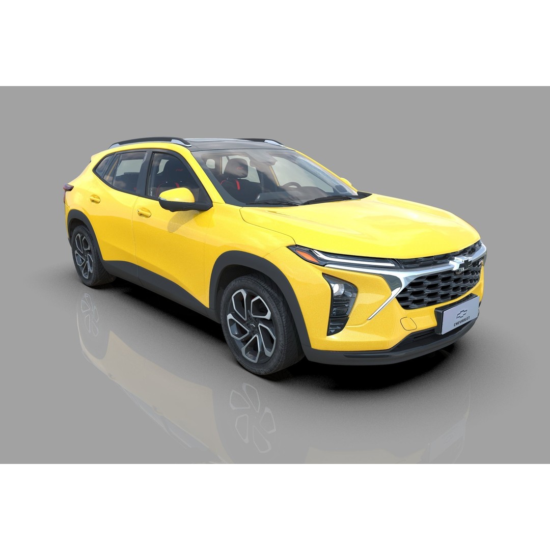 Chevrolet Trax RS 2023 3D Model – High Poly Game Asset, FBX & OBJ - View 27