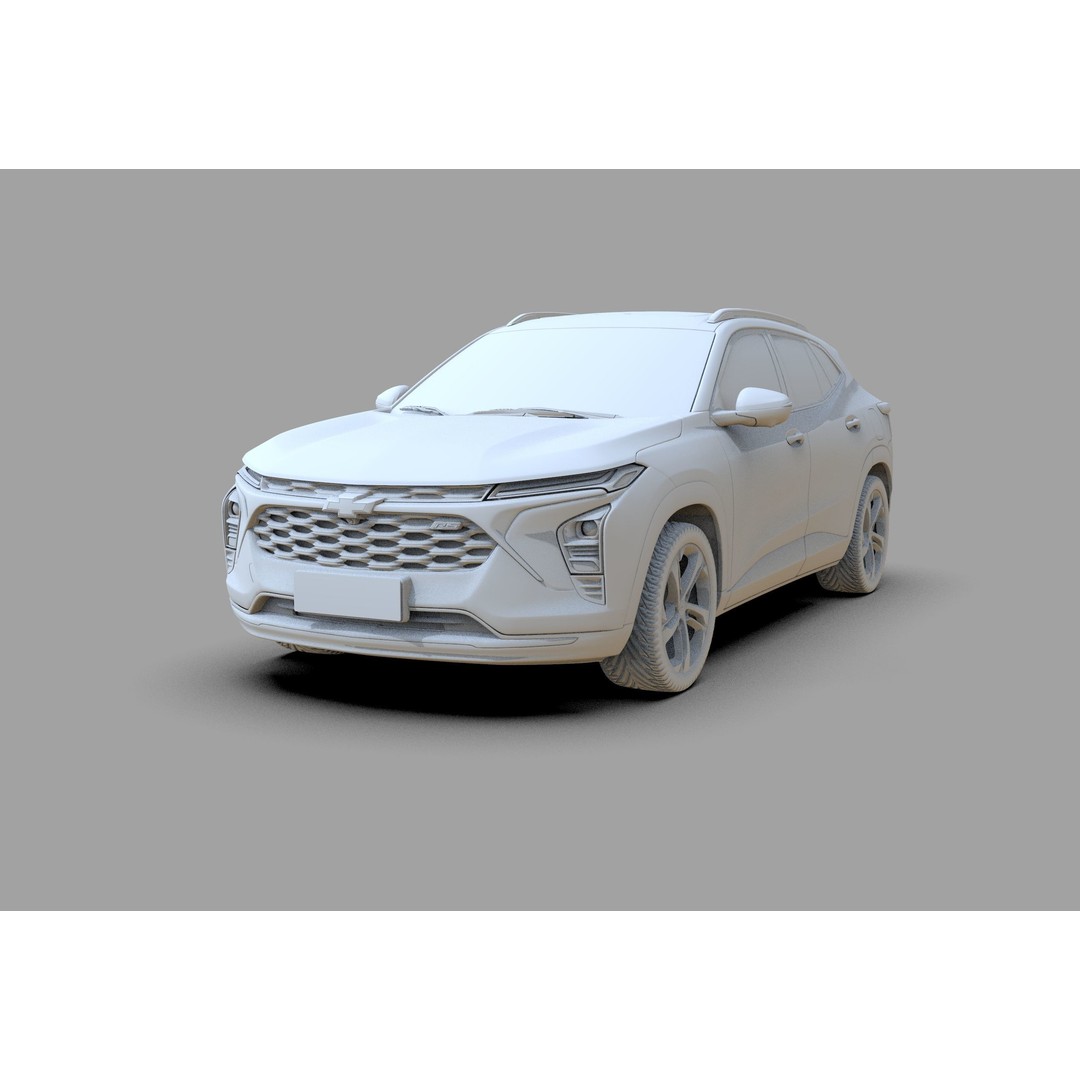 Chevrolet Trax RS 2023 3D Model – High Poly Game Asset, FBX & OBJ - View 28