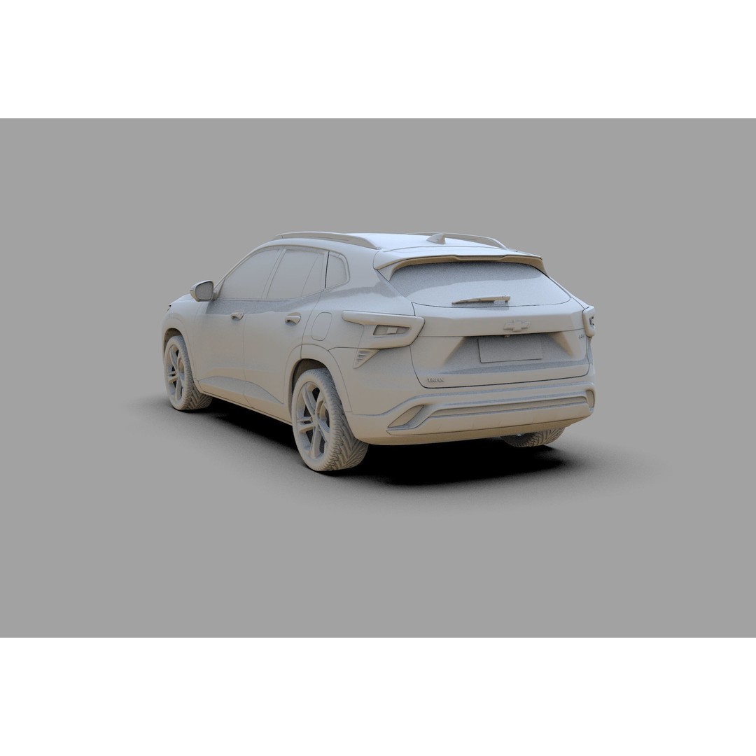 Chevrolet Trax RS 2023 3D Model – High Poly Game Asset, FBX & OBJ - View 30