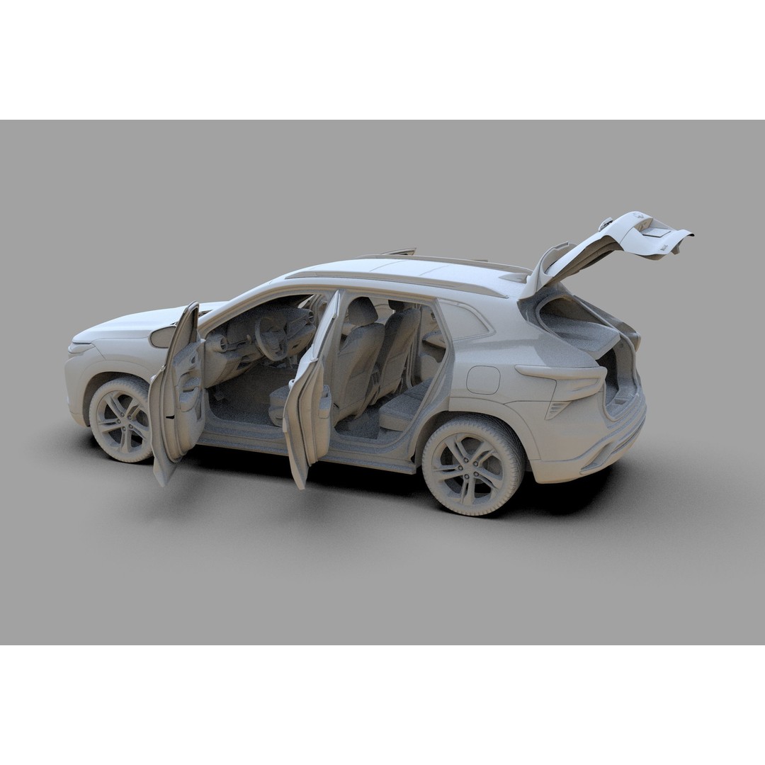 Chevrolet Trax RS 2023 3D Model – High Poly Game Asset, FBX & OBJ - View 34