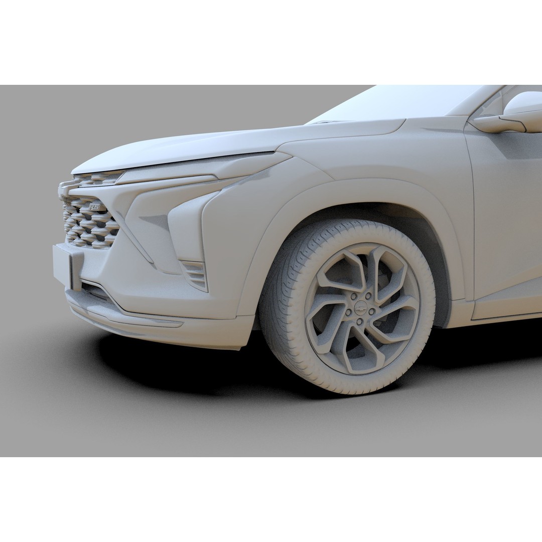 Chevrolet Trax RS 2023 3D Model – High Poly Game Asset, FBX & OBJ - View 36