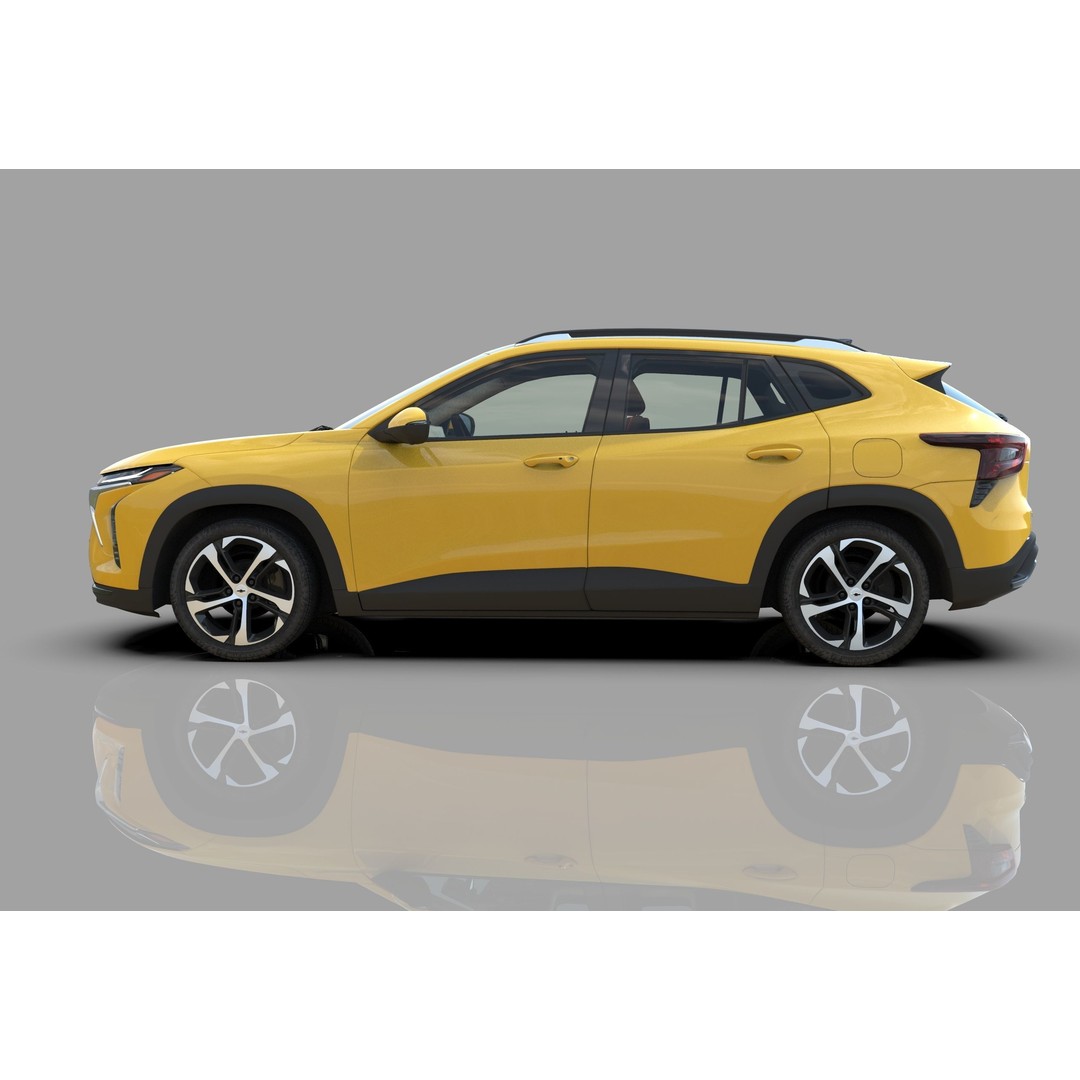 Chevrolet Trax RS 2023 3D Model – High Poly Game Asset, FBX & OBJ - View 4