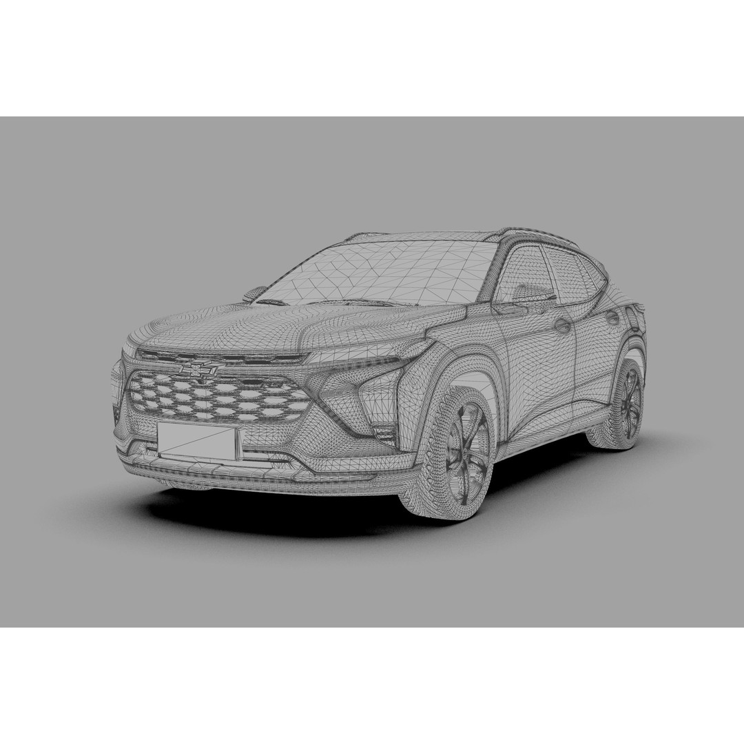 Chevrolet Trax RS 2023 3D Model – High Poly Game Asset, FBX & OBJ - View 40