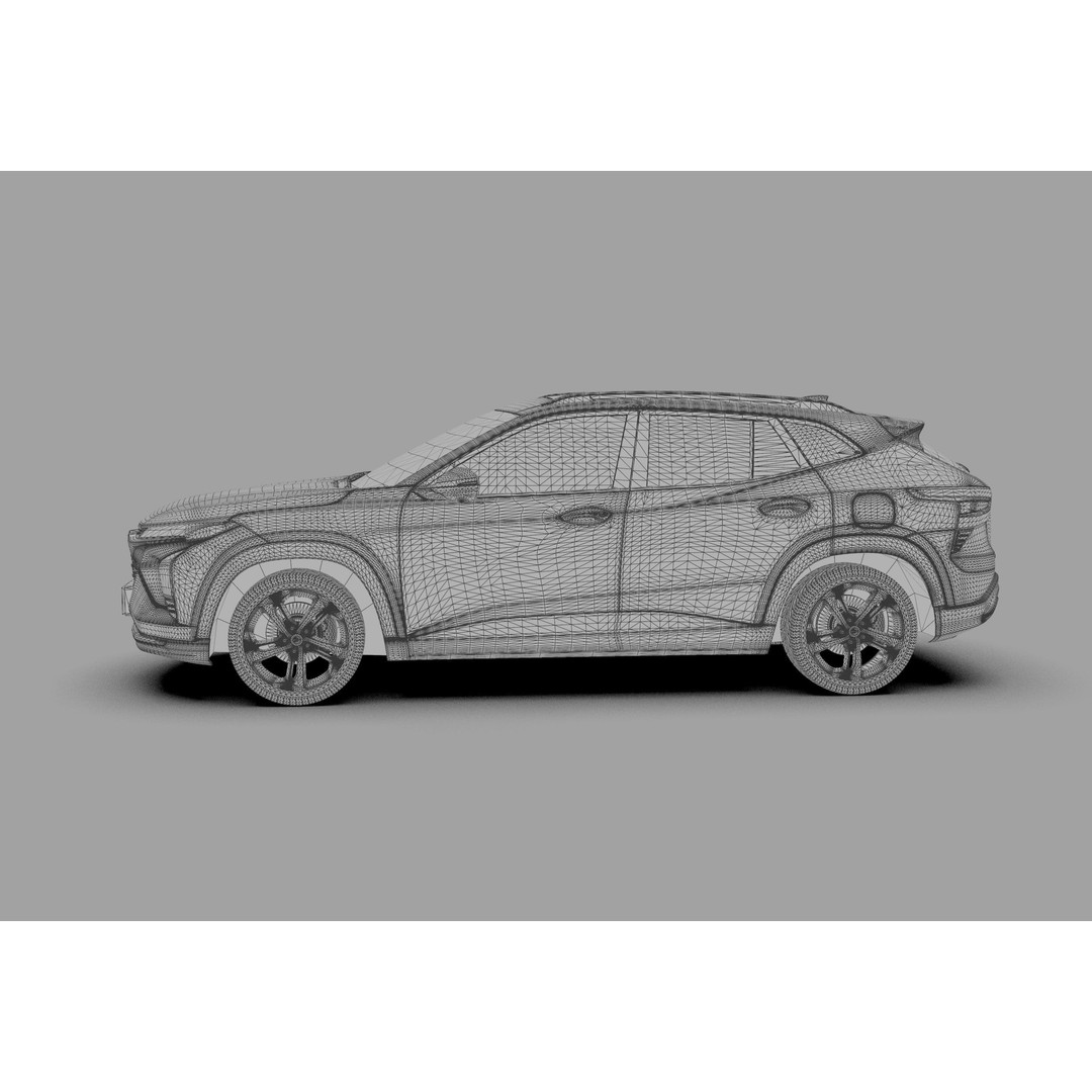 Chevrolet Trax RS 2023 3D Model – High Poly Game Asset, FBX & OBJ - View 41