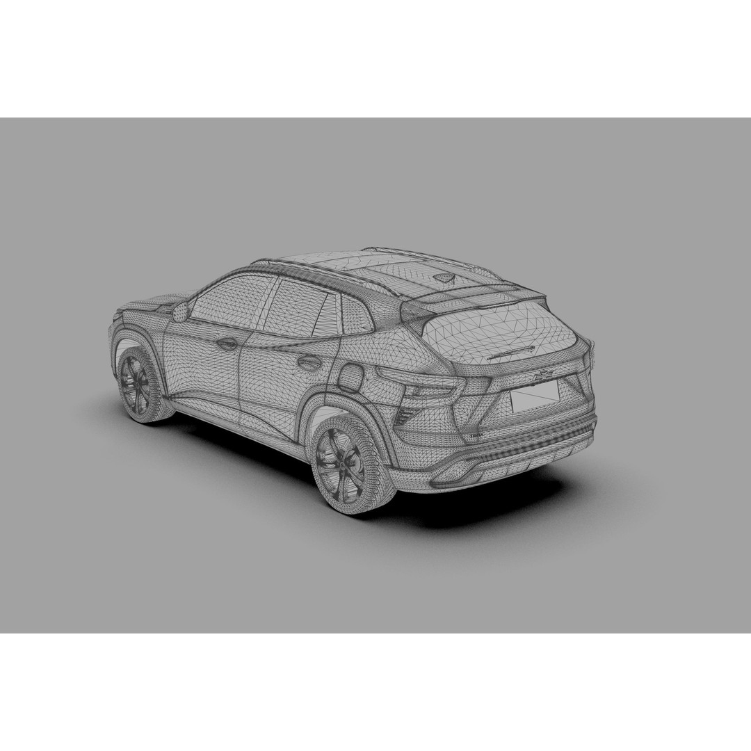 Chevrolet Trax RS 2023 3D Model – High Poly Game Asset, FBX & OBJ - View 42