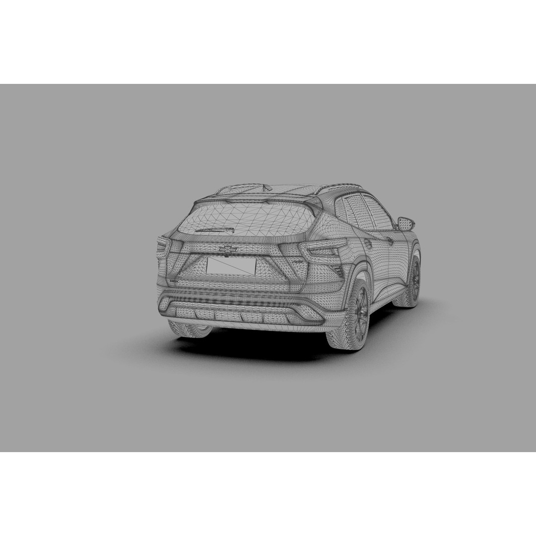 Chevrolet Trax RS 2023 3D Model – High Poly Game Asset, FBX & OBJ - View 43